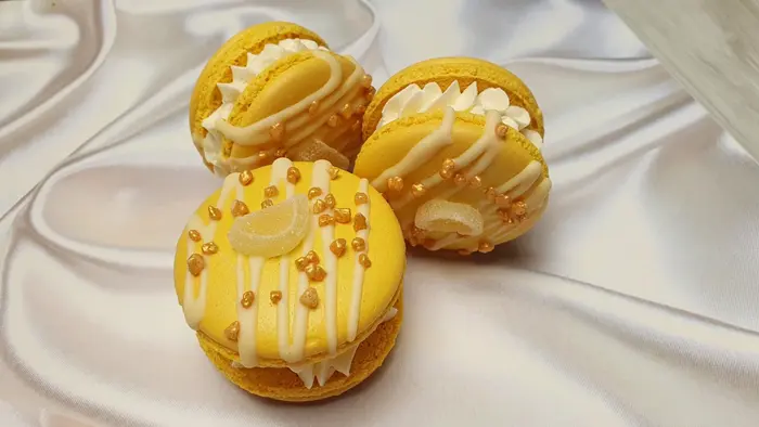 Citroen vlierbes macarons