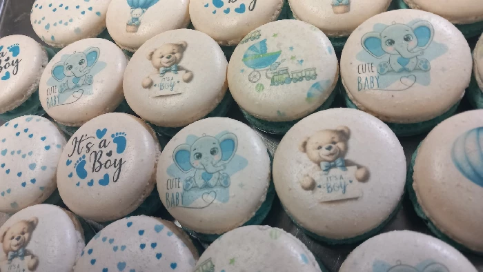 Babyshower macarons