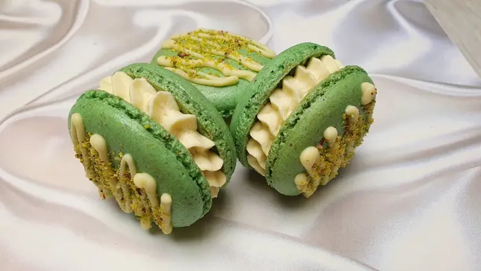 Pistache macarons